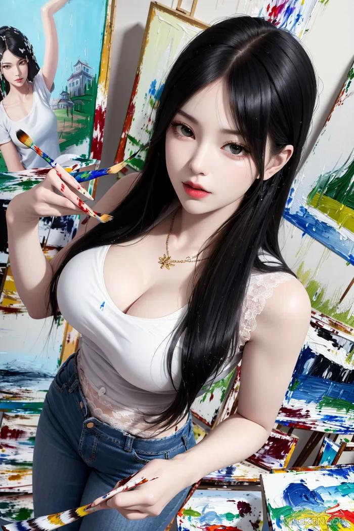 AI Generated] 아름다운: 회화 예술_extra (130장 사진)