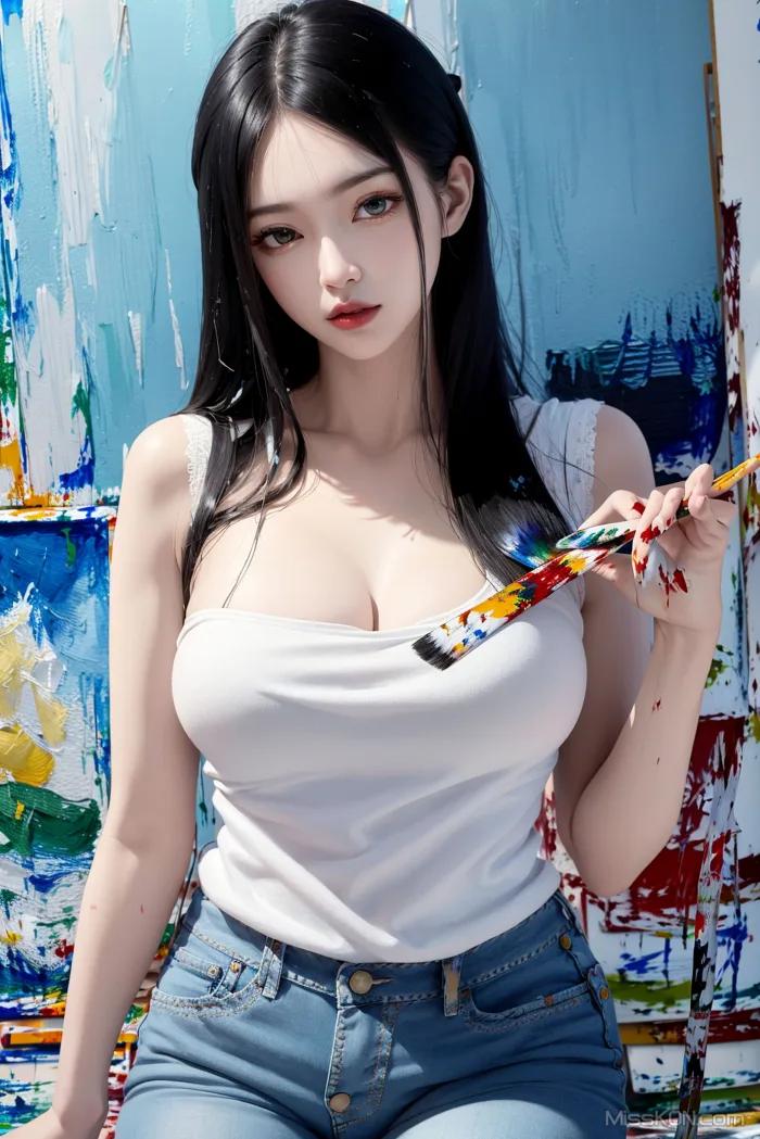 AI Generated] 아름다운: 회화 예술_extra (130장 사진)