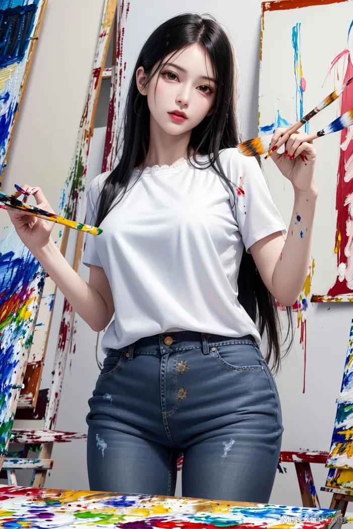 AI Generated] 아름다운: 회화 예술_extra (130장 사진)