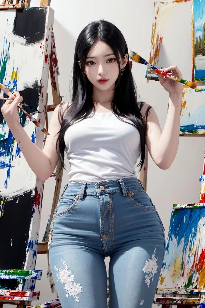 AI Generated] 아름다운: 회화 예술_extra (130장 사진)