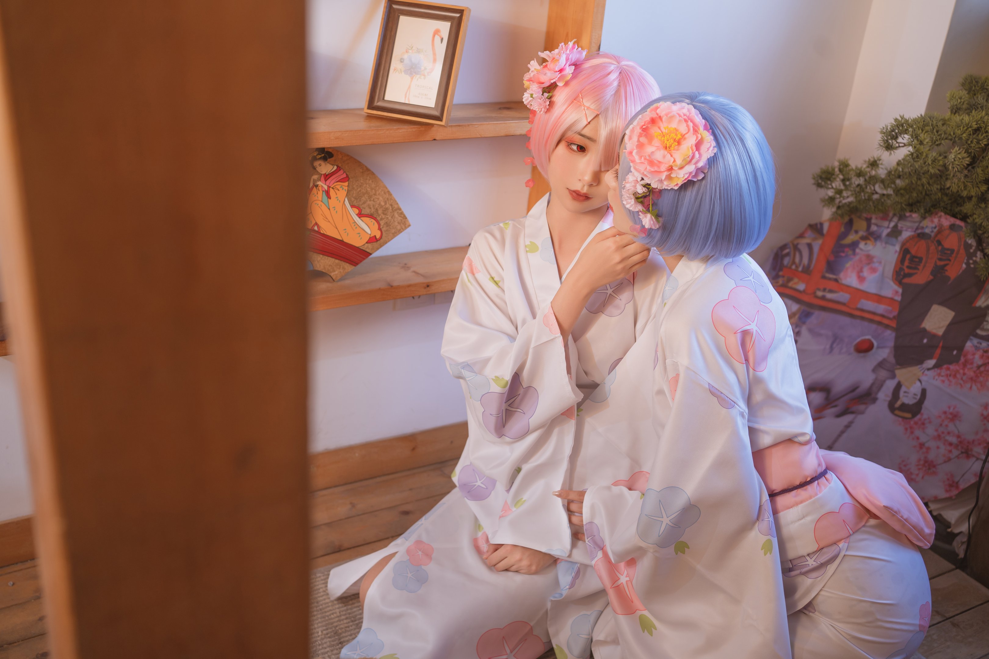 Kinngyo 喵小吉 Ram&Rem Photo Set 103P2V