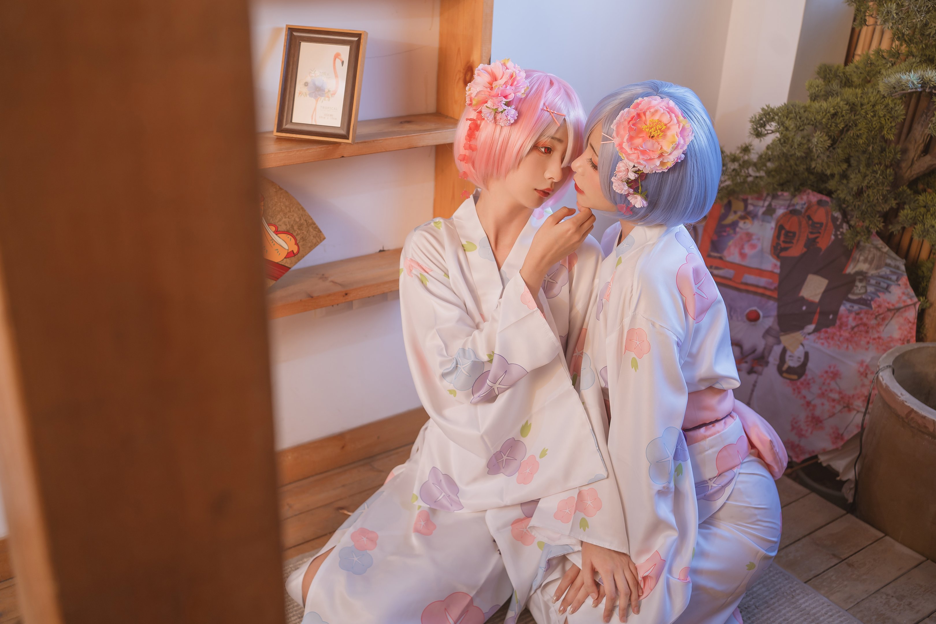 Kinngyo 喵小吉 Ram&Rem Photo Set 103P2V