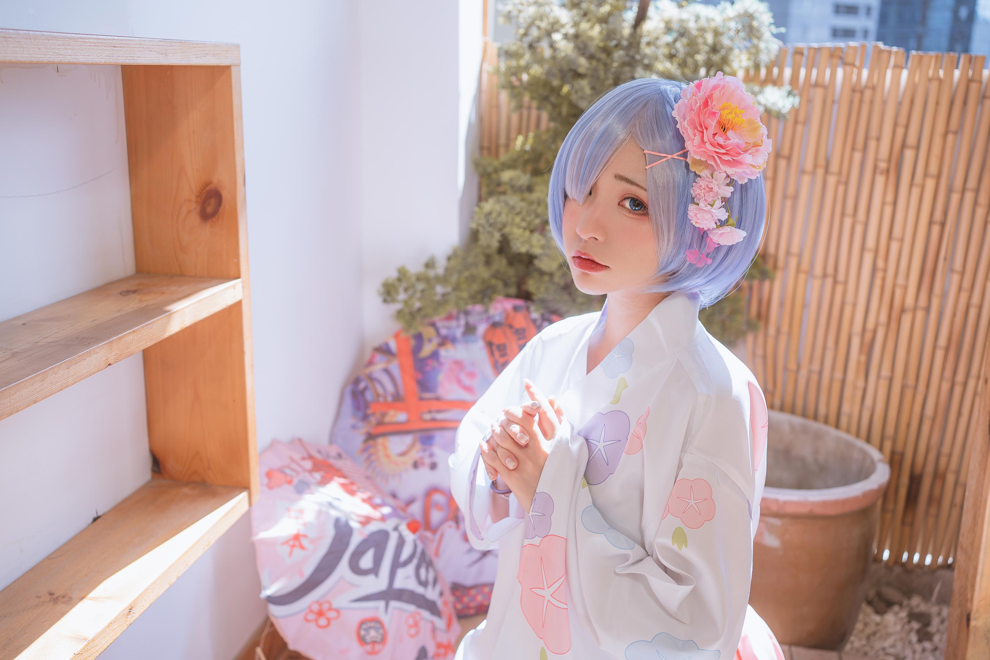 Kinngyo 喵小吉 Ram&Rem Photo Set 103P2V