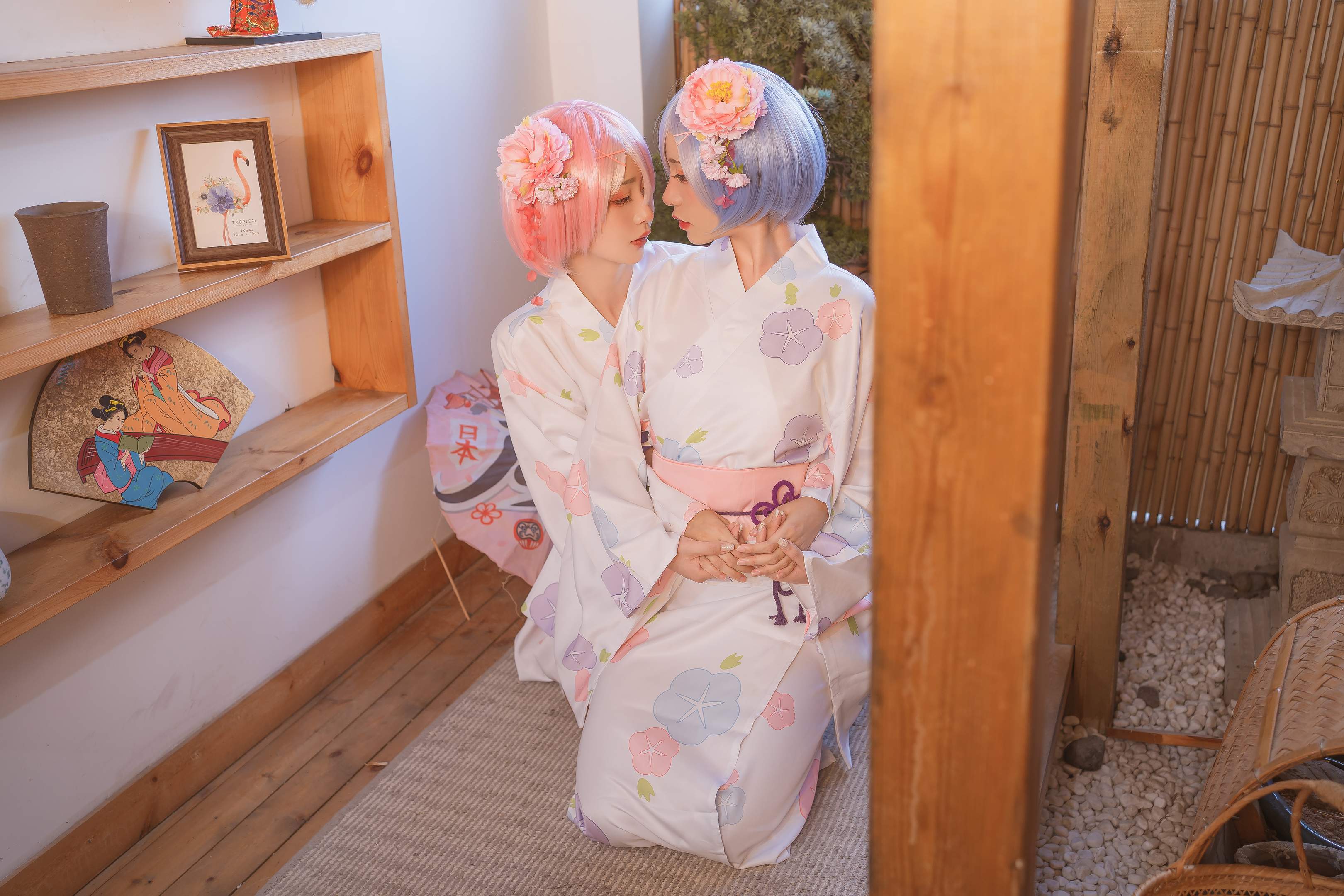 Kinngyo 喵小吉 Ram&Rem Photo Set 103P2V
