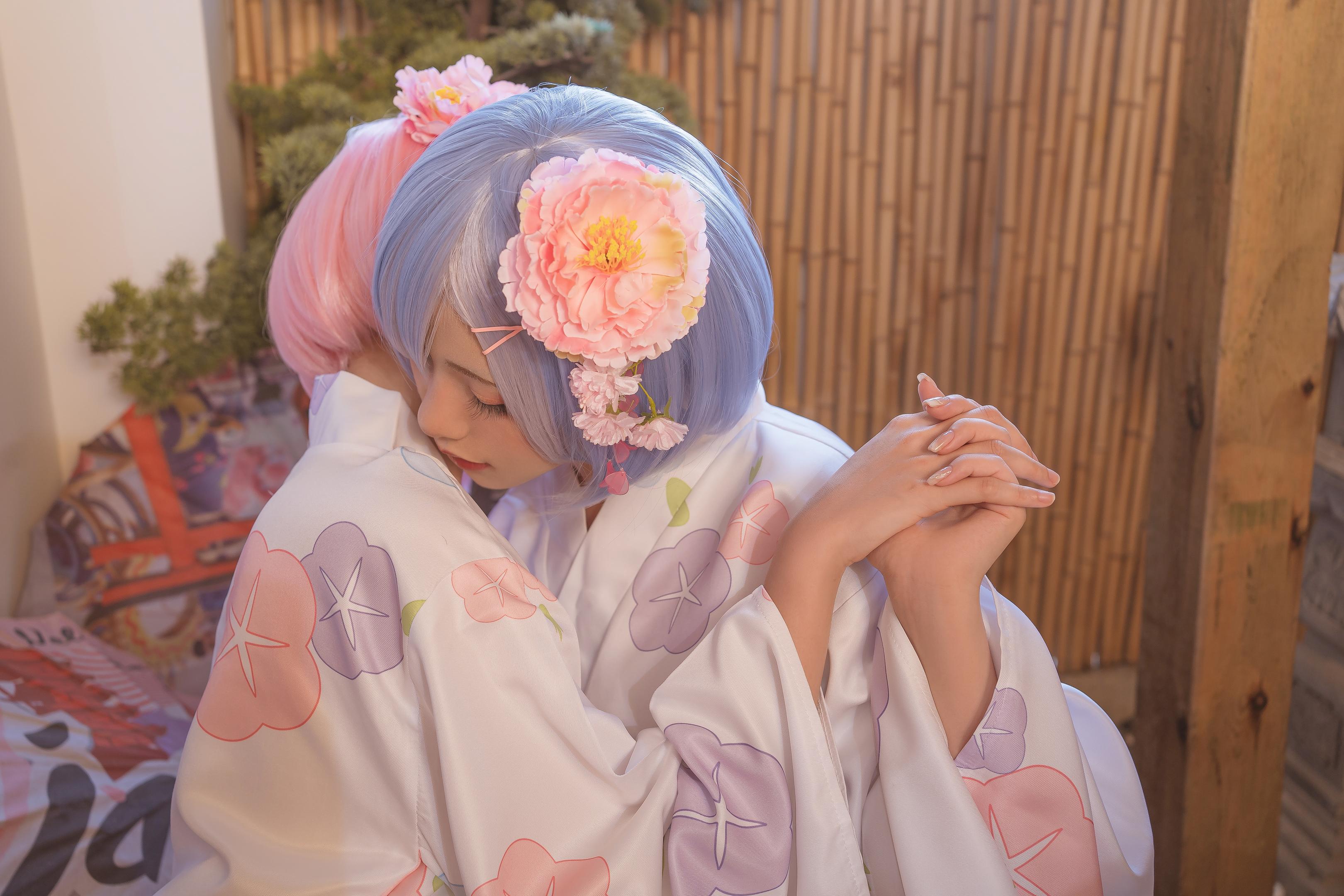 Kinngyo 喵小吉 Ram&Rem Photo Set 103P2V