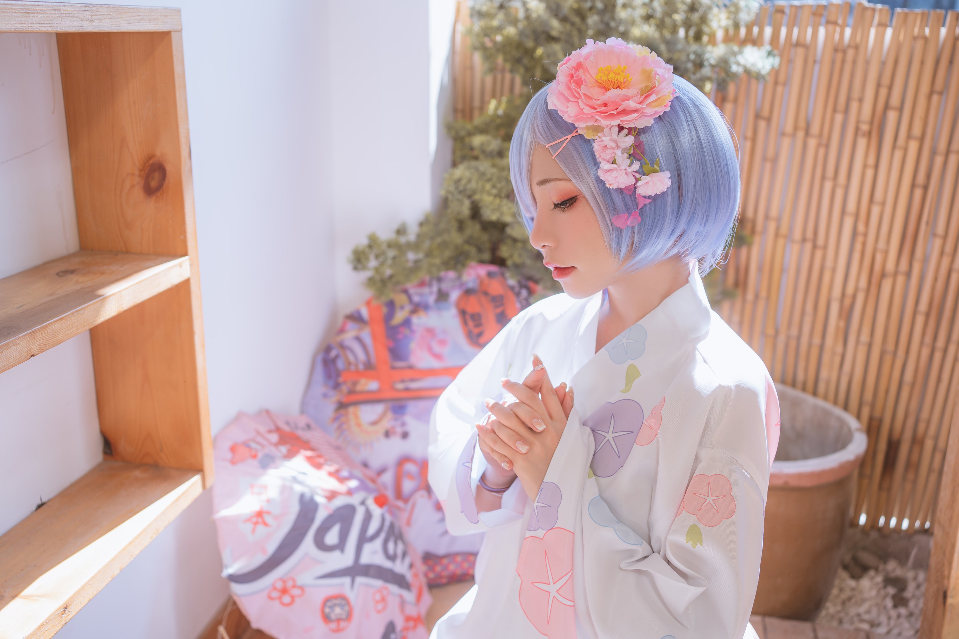Kinngyo 喵小吉 Ram&Rem Photo Set 103P2V