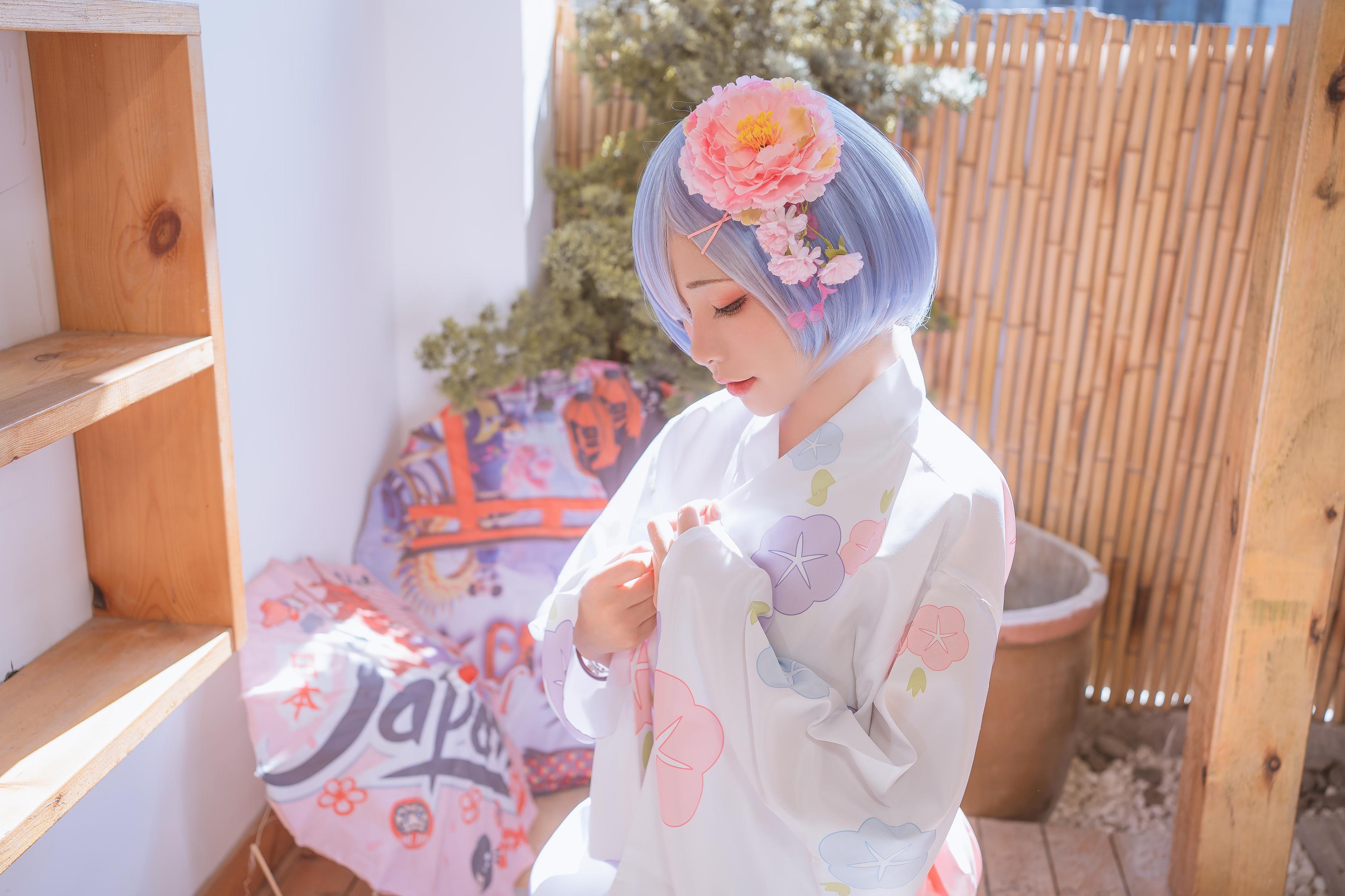 Kinngyo 喵小吉 Ram&Rem Photo Set 103P2V