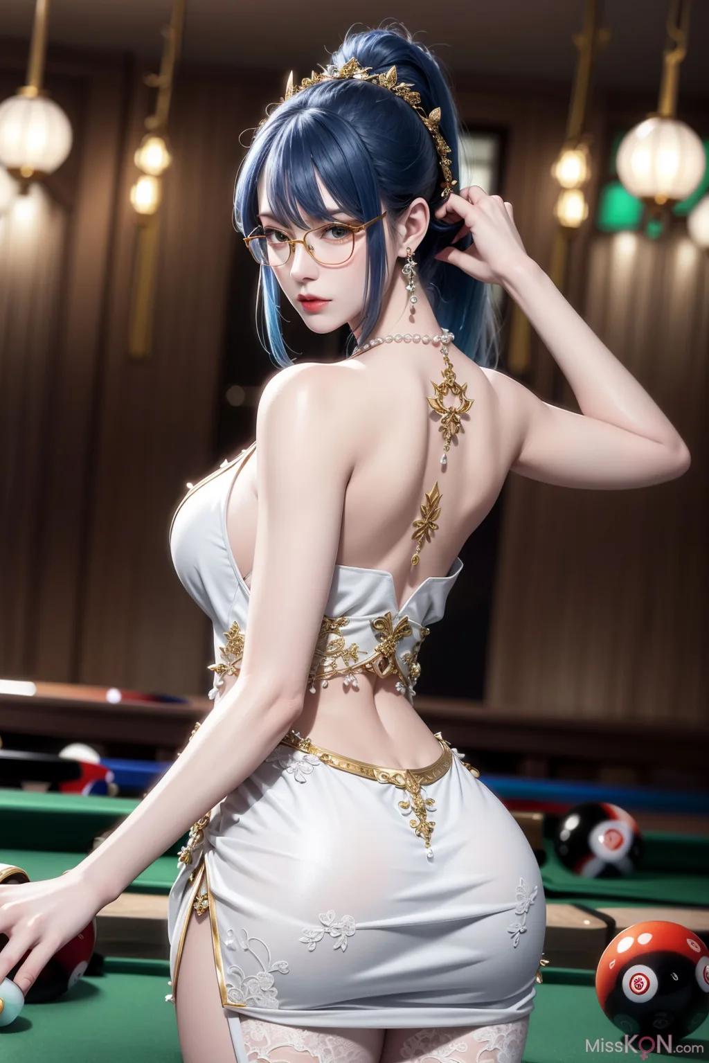 AI生成] 美しい – ビリヤード ガール_エクストラ (98枚の写真)