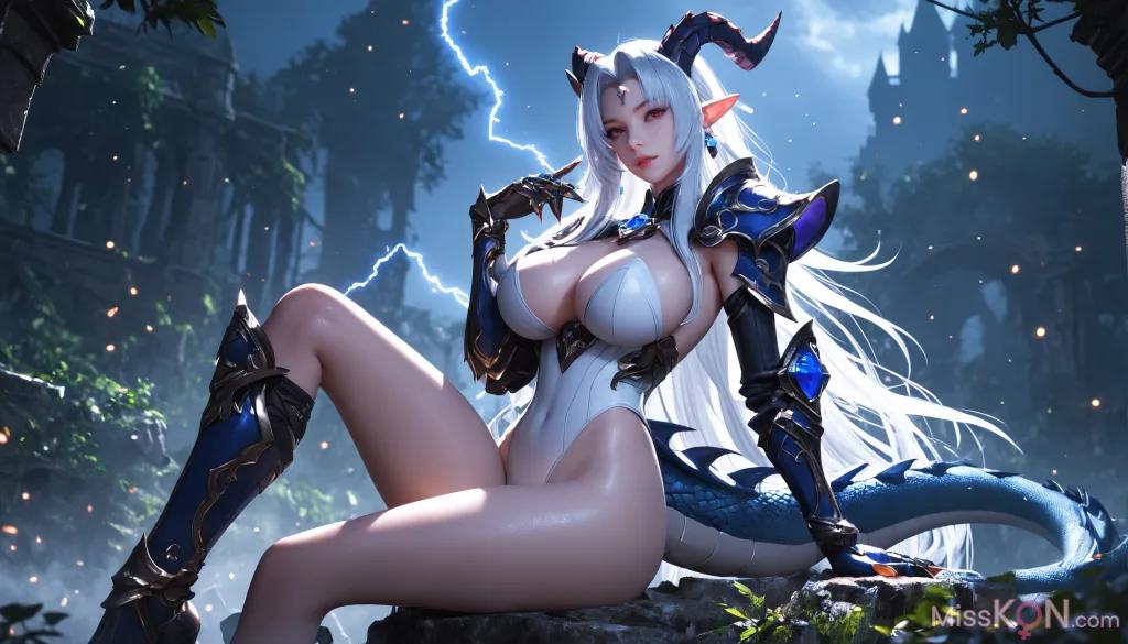 AI Generated] Dragon Lady 【Mo Ji】 (146 photos)