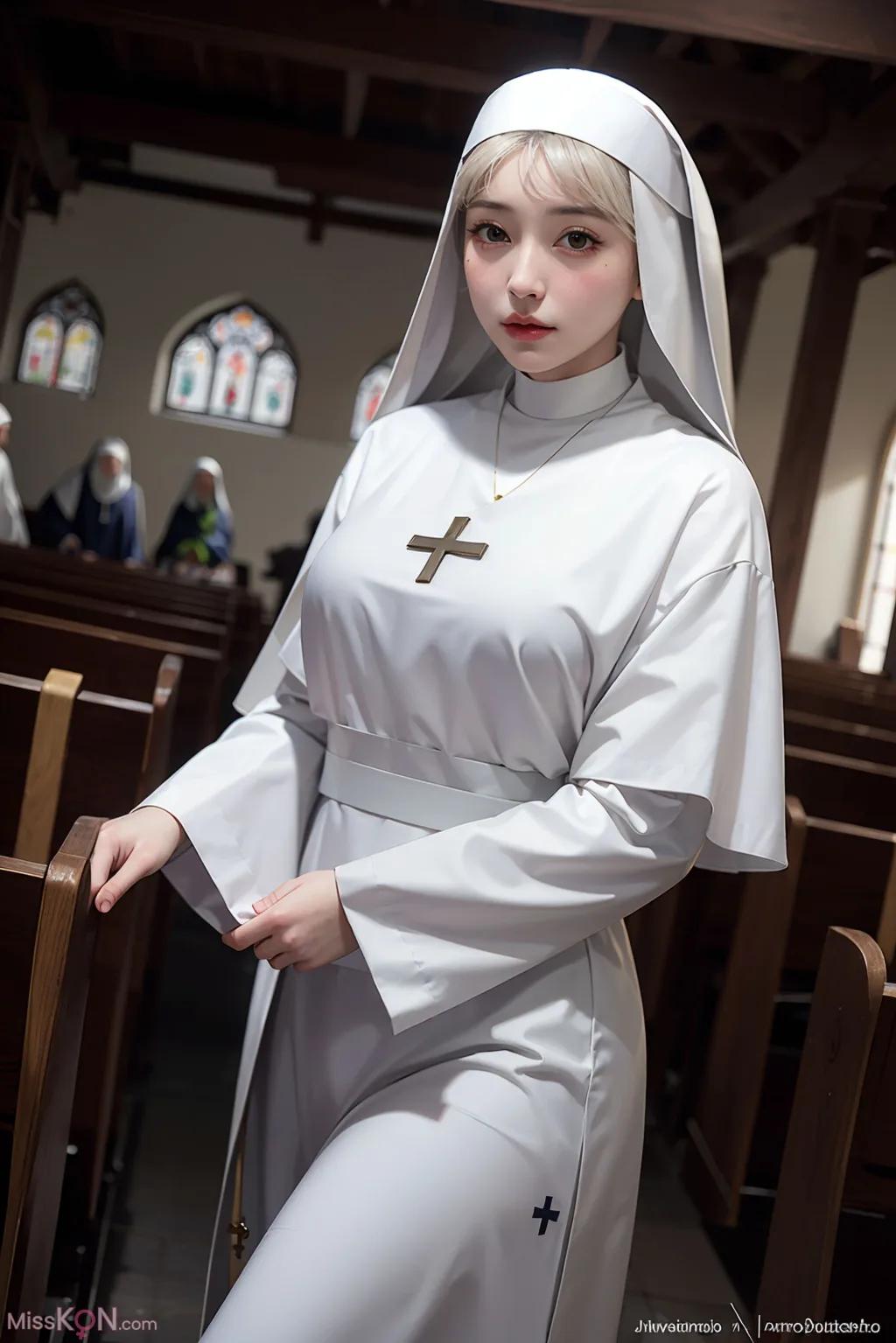 [AI Generated] Beautiful: Lust Nun_extra (144 phoos)