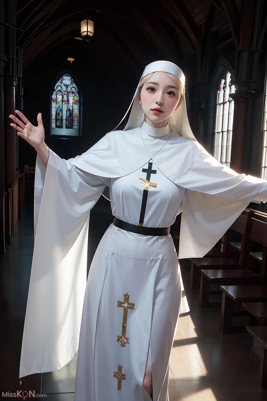 [AI Generated] Beautiful: Lust Nun_extra (144 phoos)