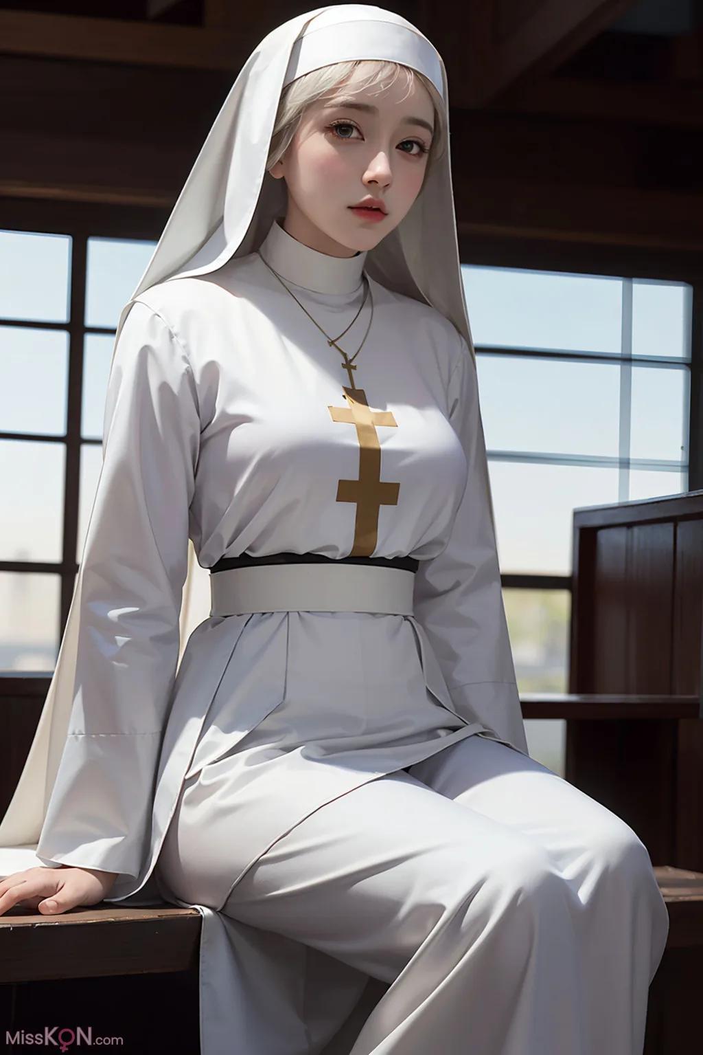 [AI Generated] Beautiful: Lust Nun_extra (144 phoos)