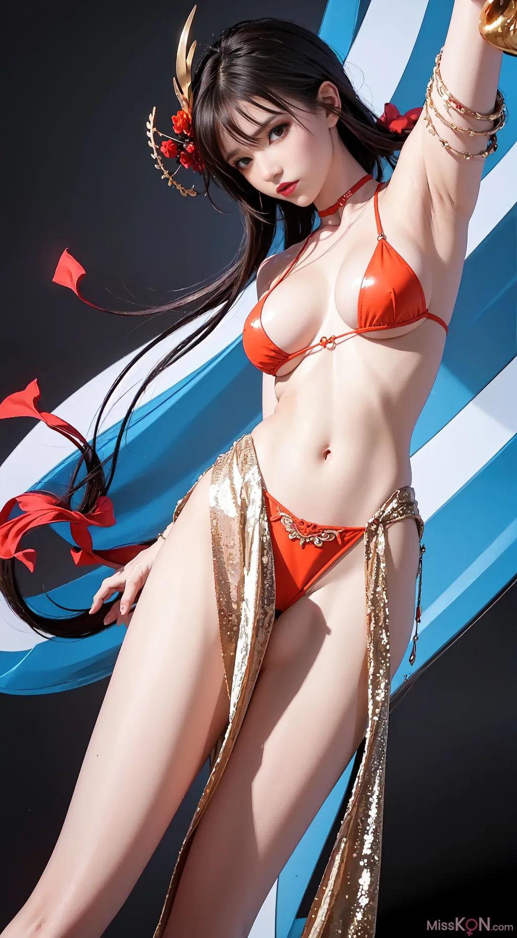 สร้างโดย AI] ไซเบอร์สาวน้อย【ม่อจือ】 (150 ภาพ)
