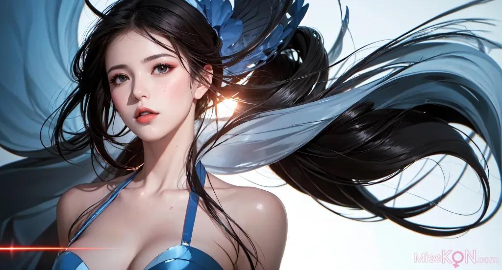 AI 生成] 賽博少女【墨跡】 (150 張照片)