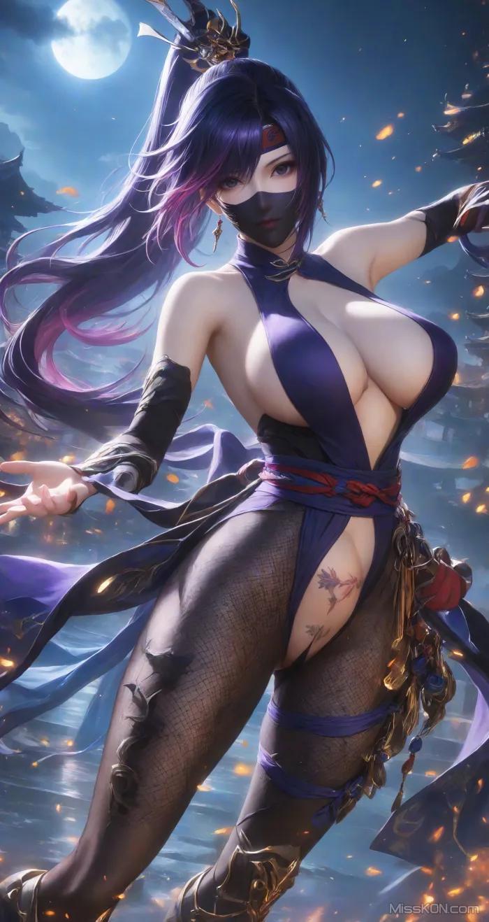 AI Generated] Female Ninja【墨迹】 (57 photos)