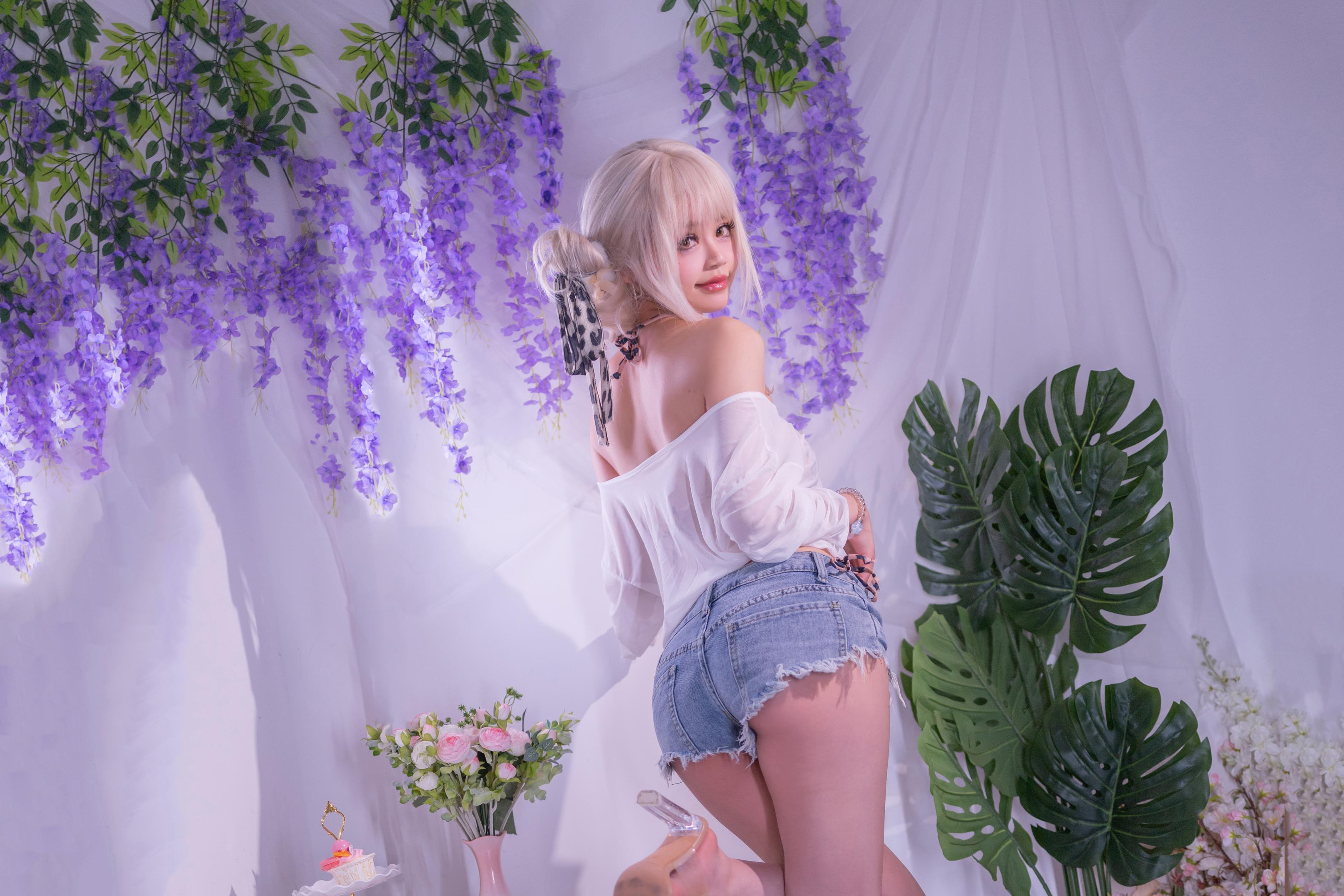 星黛鹿鹿 - 罩紗豹紋泳41P