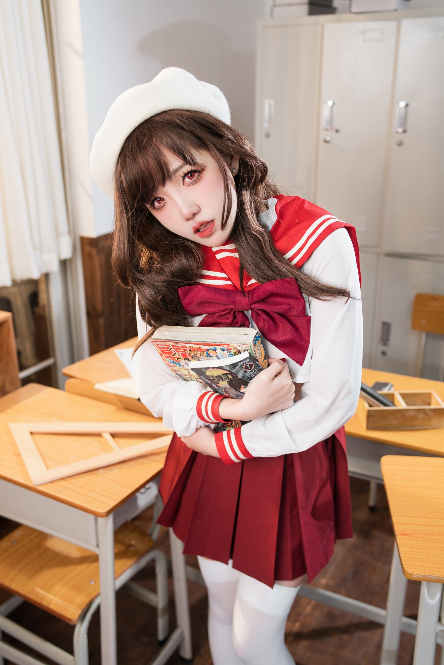 A Xun kaOri - White Tiger Girl High School Student 70P