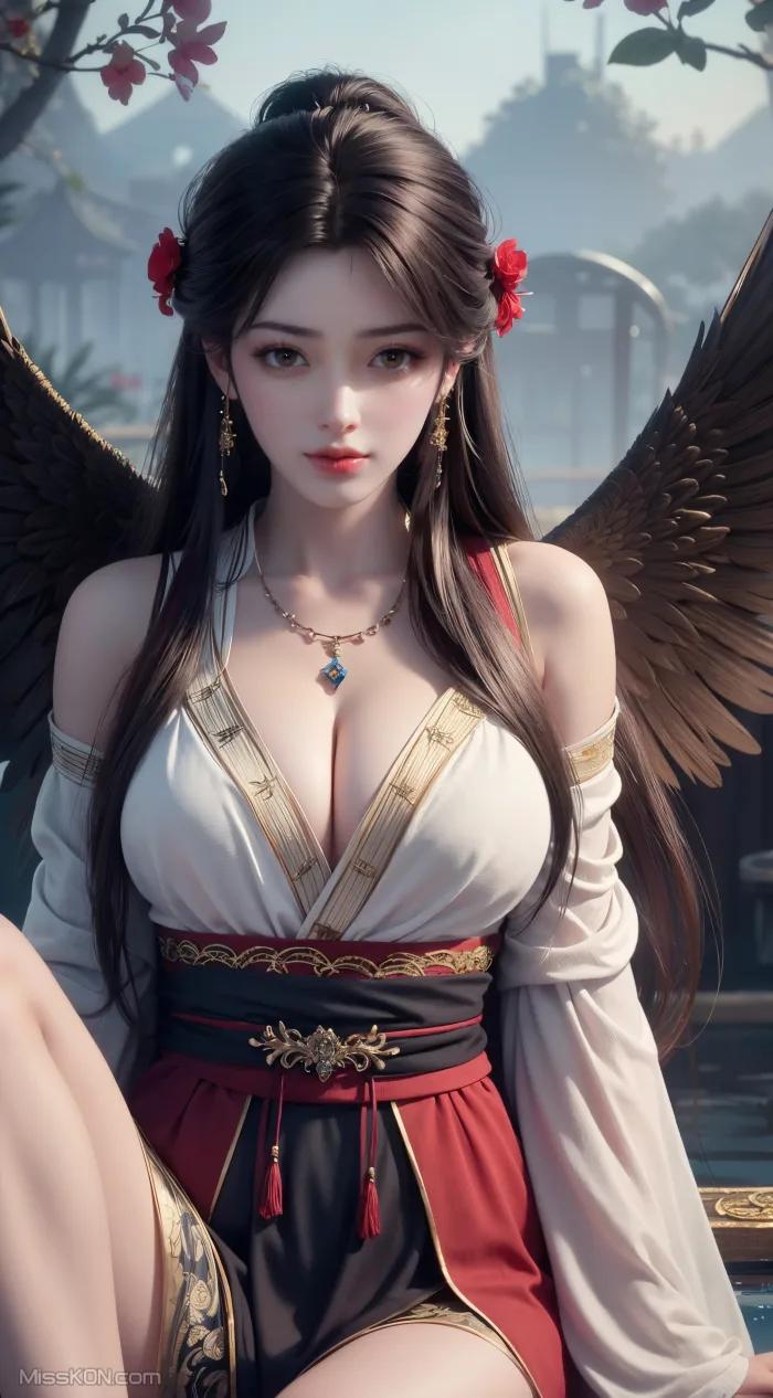 AI生成] パーフェクトワールド-ホウサン女1【墨跡】 (141枚の写真)