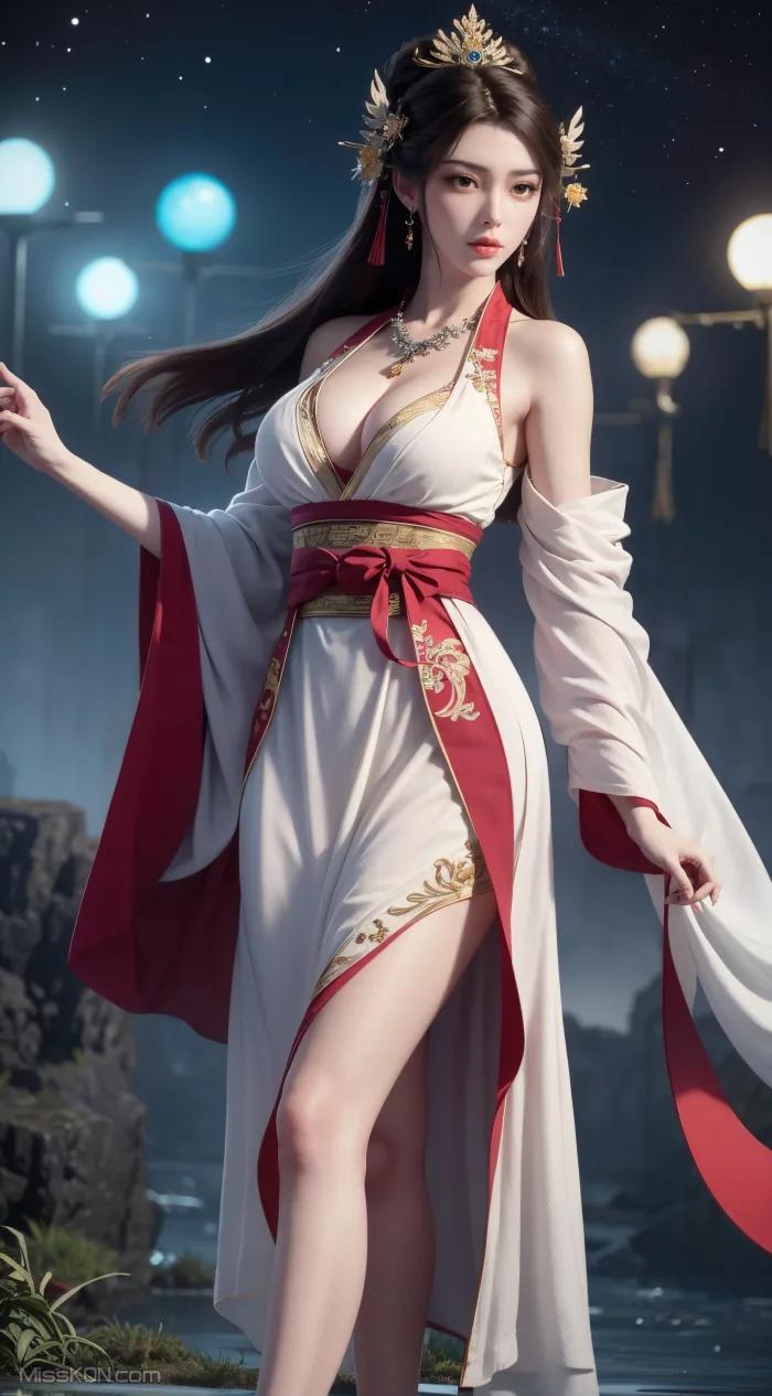 [AI Generated] 完美世界-火桑女1【墨迹】 (141 photos)