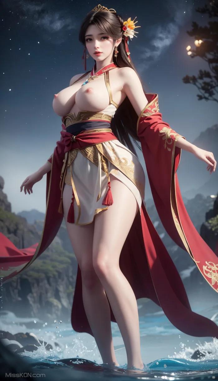 AI Generated] Perfect World - Fire Mulberry Woman 1【Moji】 (141 photos)