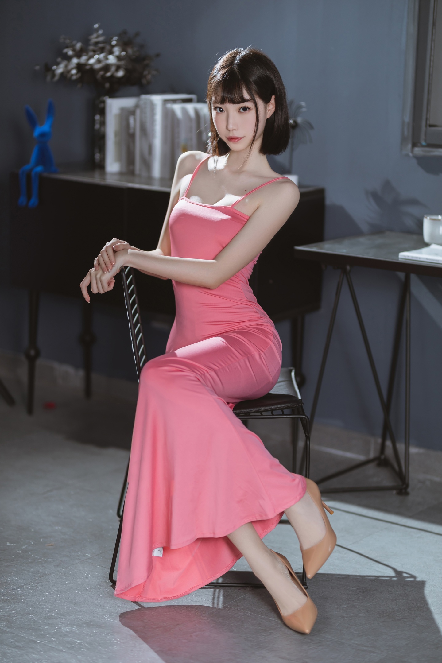 เซอ ลาน แอลเอเอ็น - กระโปรงยาวสีชมพู 40P