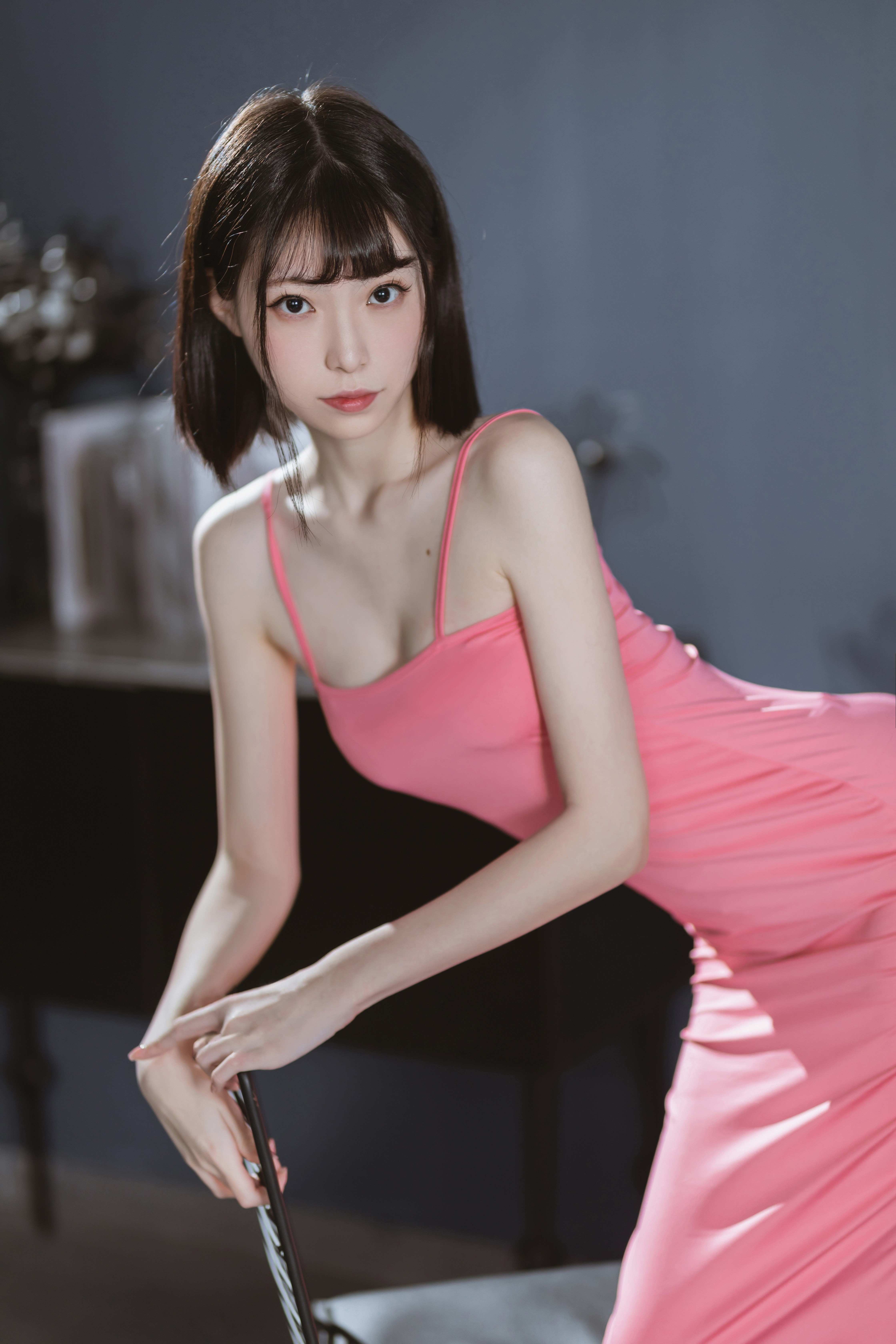 เซอ ลาน แอลเอเอ็น - กระโปรงยาวสีชมพู 40P
