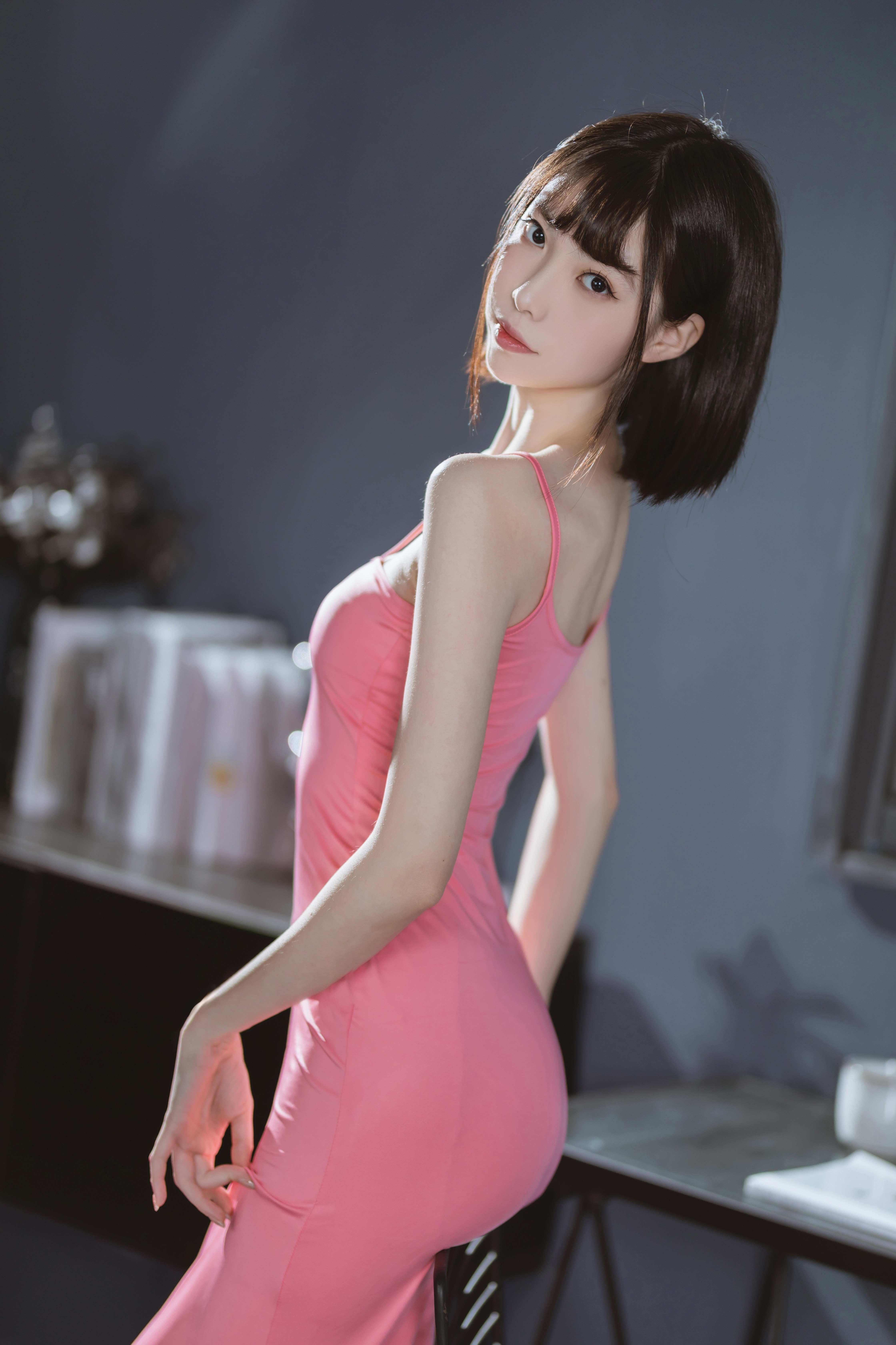เซอ ลาน แอลเอเอ็น - กระโปรงยาวสีชมพู 40P