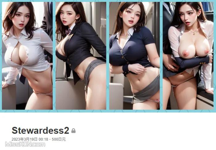 [AI Generated] JellyBelly: Stewardess 2 (153 photos)