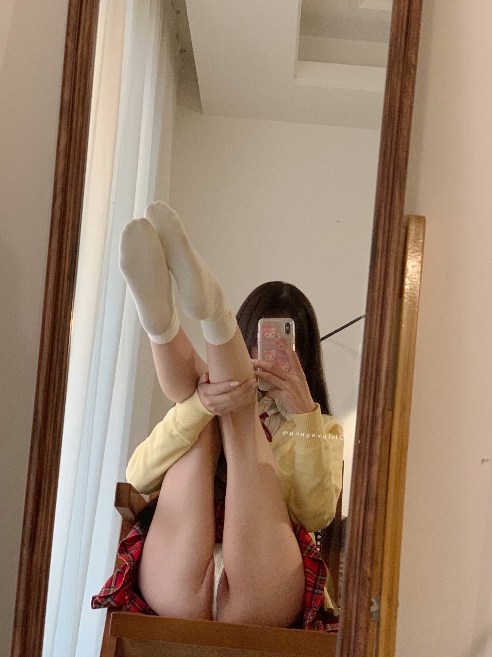 Neko-chan - Sakura Ze JK Đồng phục 47P