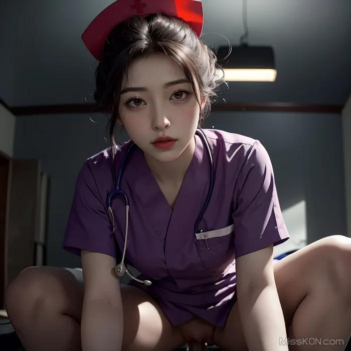 เอไอสร้างภาพ  พยาบาลสาวสวย เซ็กซี่ เพิ่มเติม 2 (104 ภาพ)