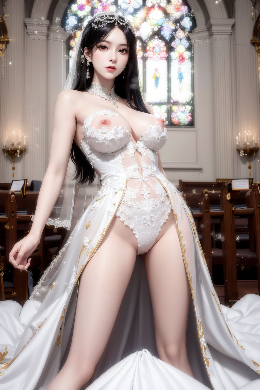 AI 生成] 美麗 – 欲望新娘附加 (56 張照片)