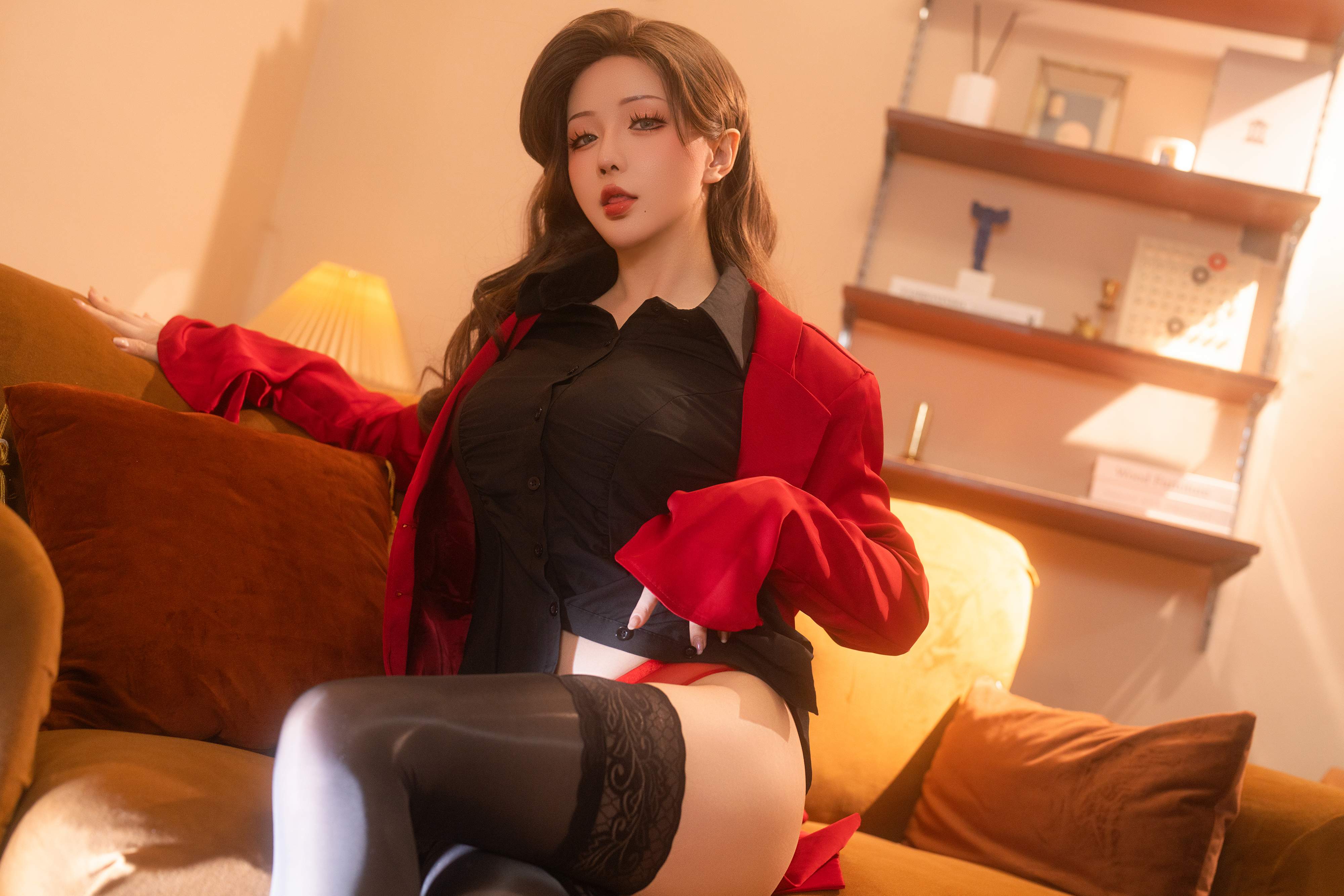 星之遲遲《訓狗日記》黑絲高跟Cosplay寫真