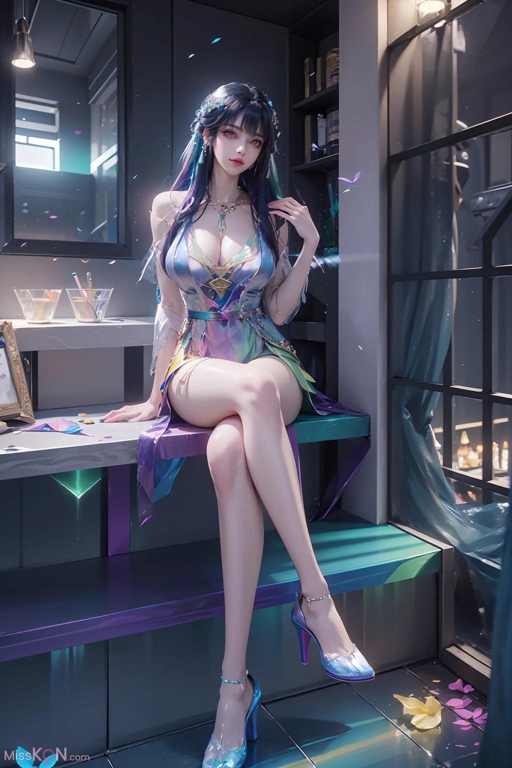 AI Tạo]  百炼成神-白月蓉 (30 ảnh)