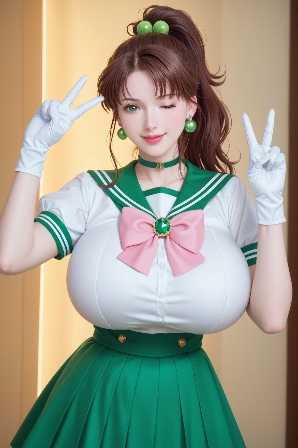 AI生成 美少女戦士 マコト・キノ (70枚の写真)