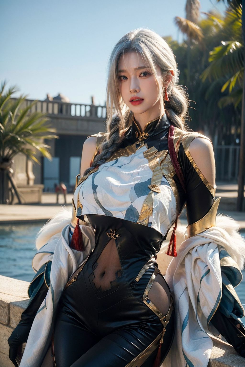 [AI Generated] 拟实画风-姐姐的剑灵COS (163 photos)