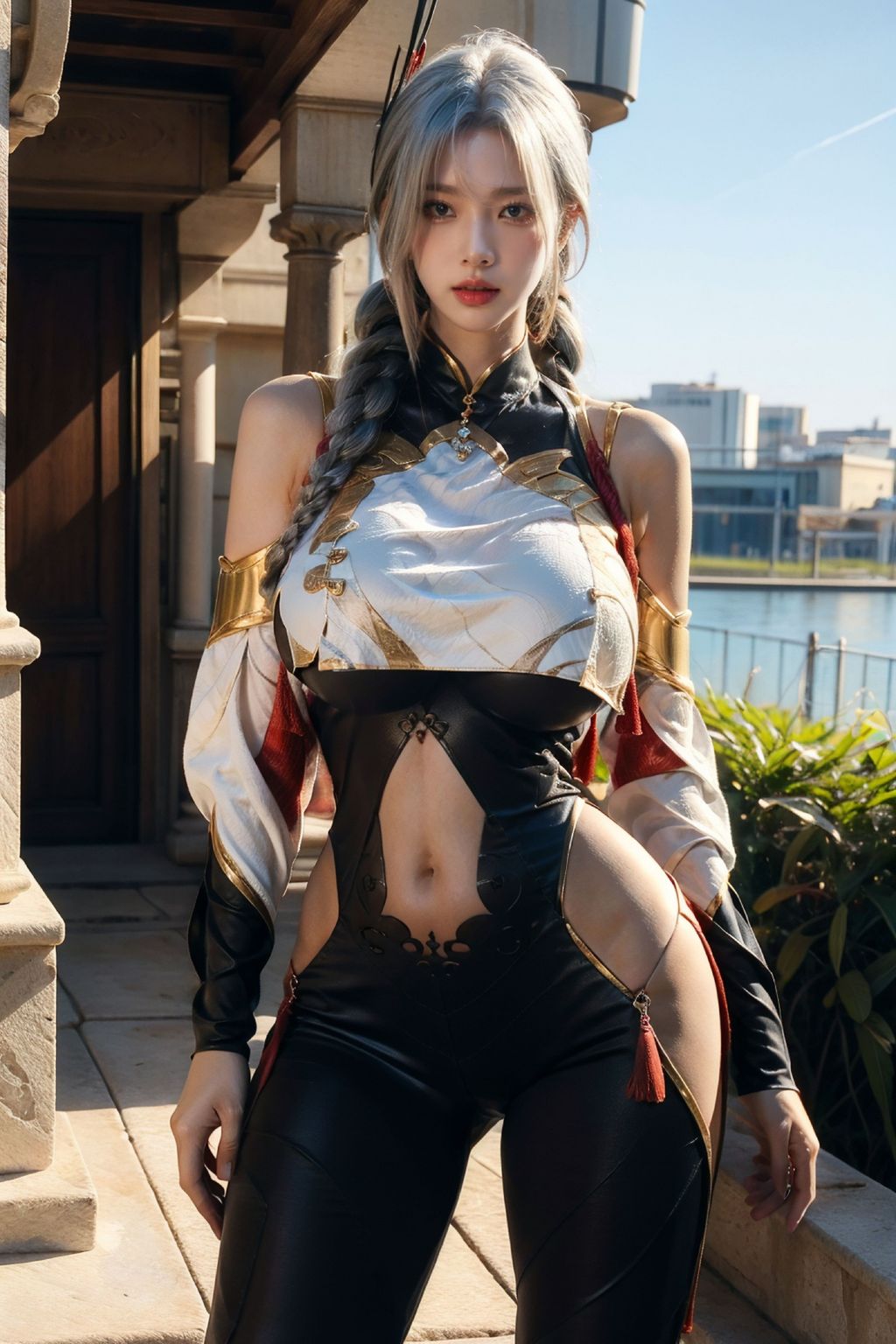 [AI Generated] 拟实画风-姐姐的剑灵COS (163 photos)