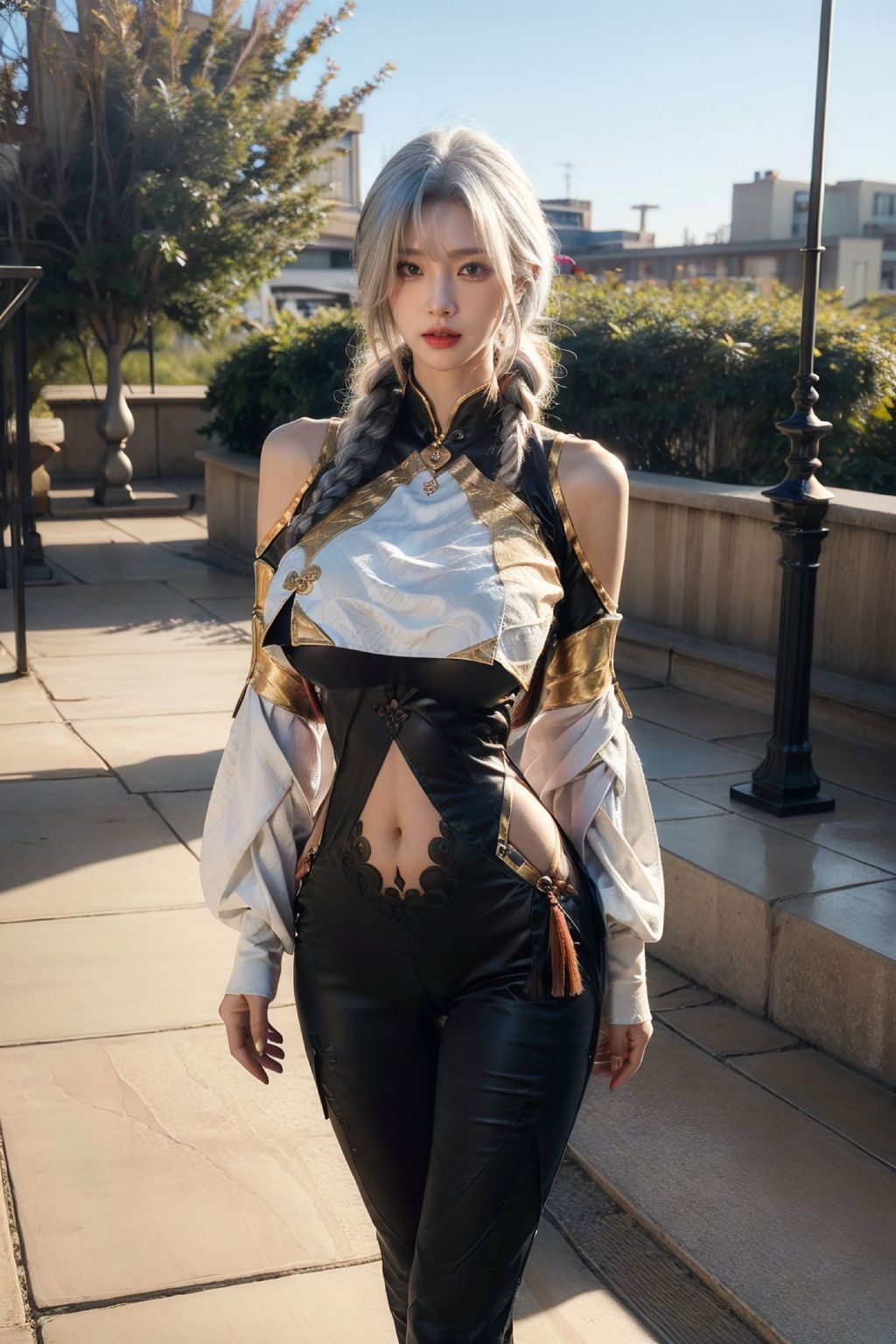 [AI Generated] 拟实画风-姐姐的剑灵COS (163 photos)