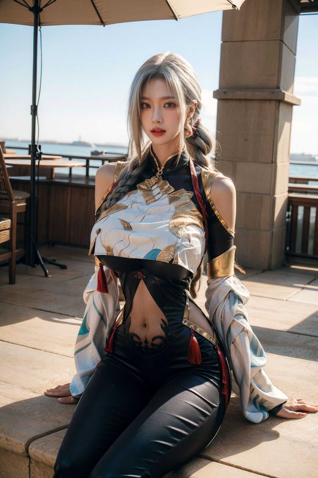 AI 제작 擬實画風 - 언니의 검령 COS (163장 사진)
