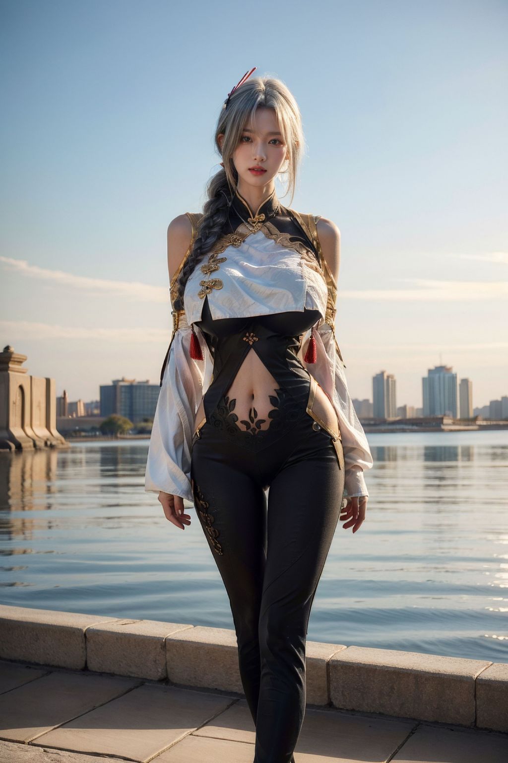 [AI Generated] 拟实画风-姐姐的剑灵COS (163 photos)
