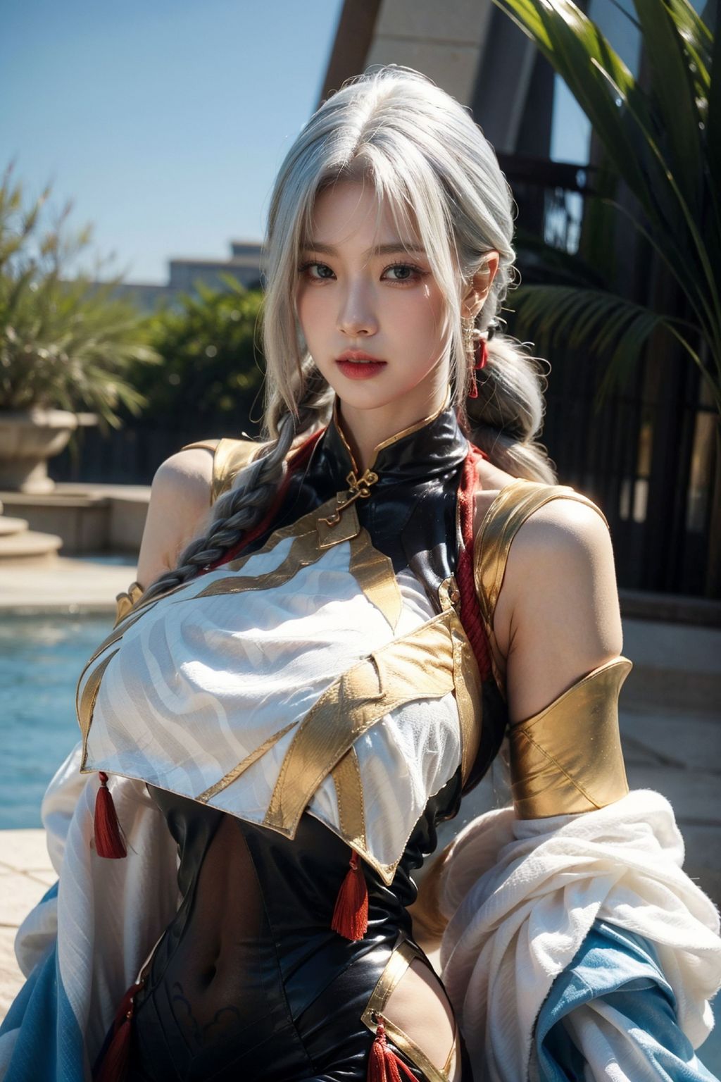 [AI Generated] 拟实画风-姐姐的剑灵COS (163 photos)