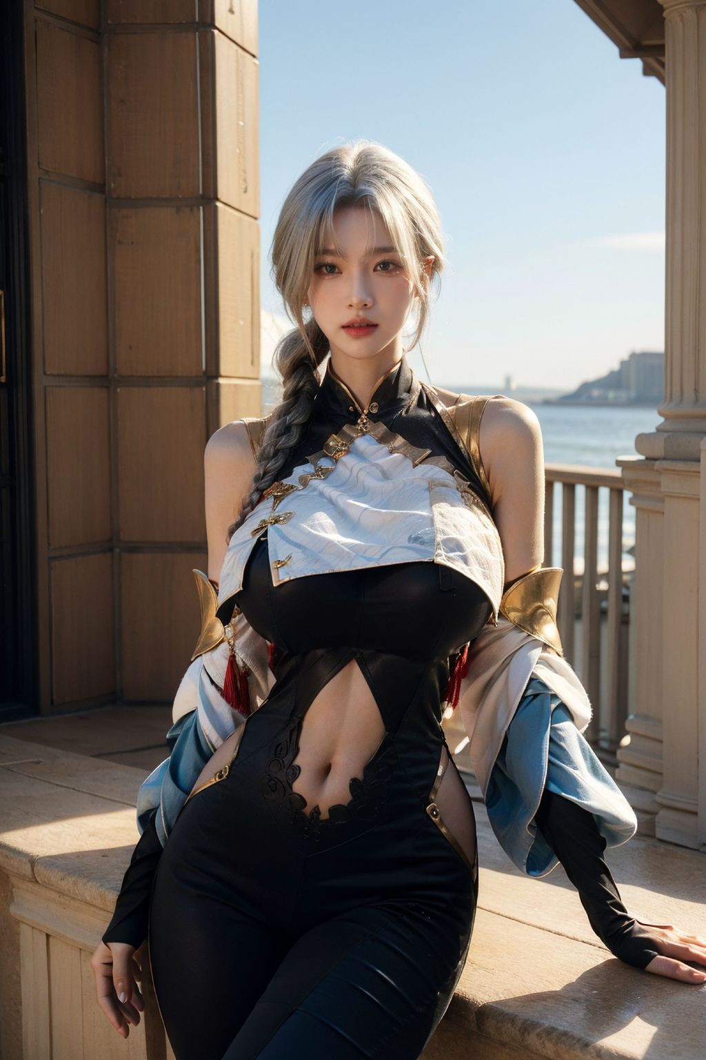 [AI Generated] 拟实画风-姐姐的剑灵COS (163 photos)