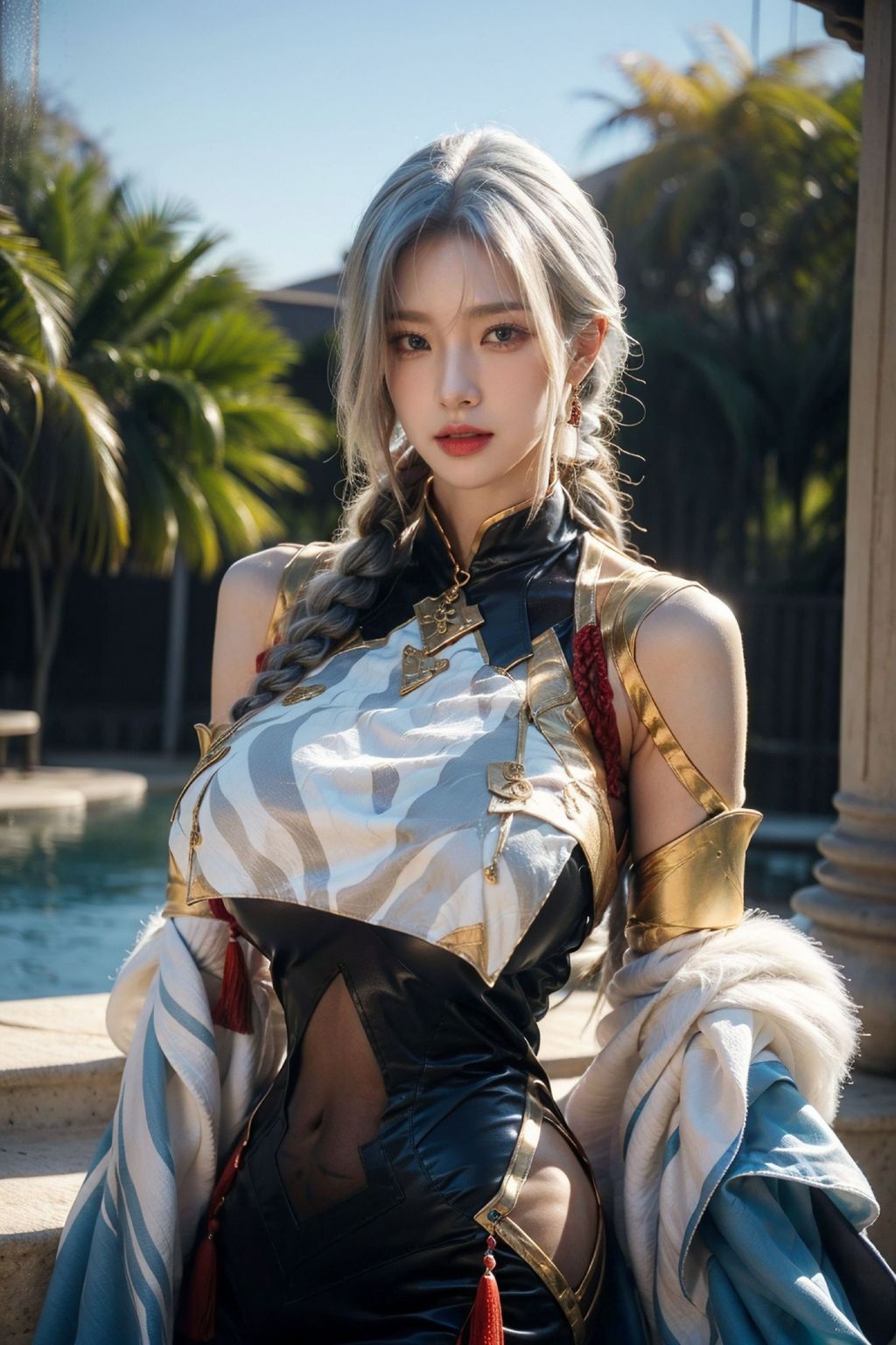 [AI Generated] 拟实画风-姐姐的剑灵COS (163 photos)