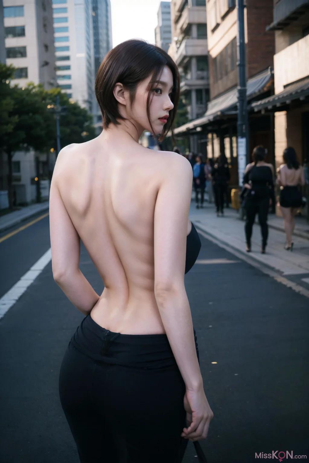[AI Generated] 拟实画风-爱晨跑的邻家姐姐 (83 photos)