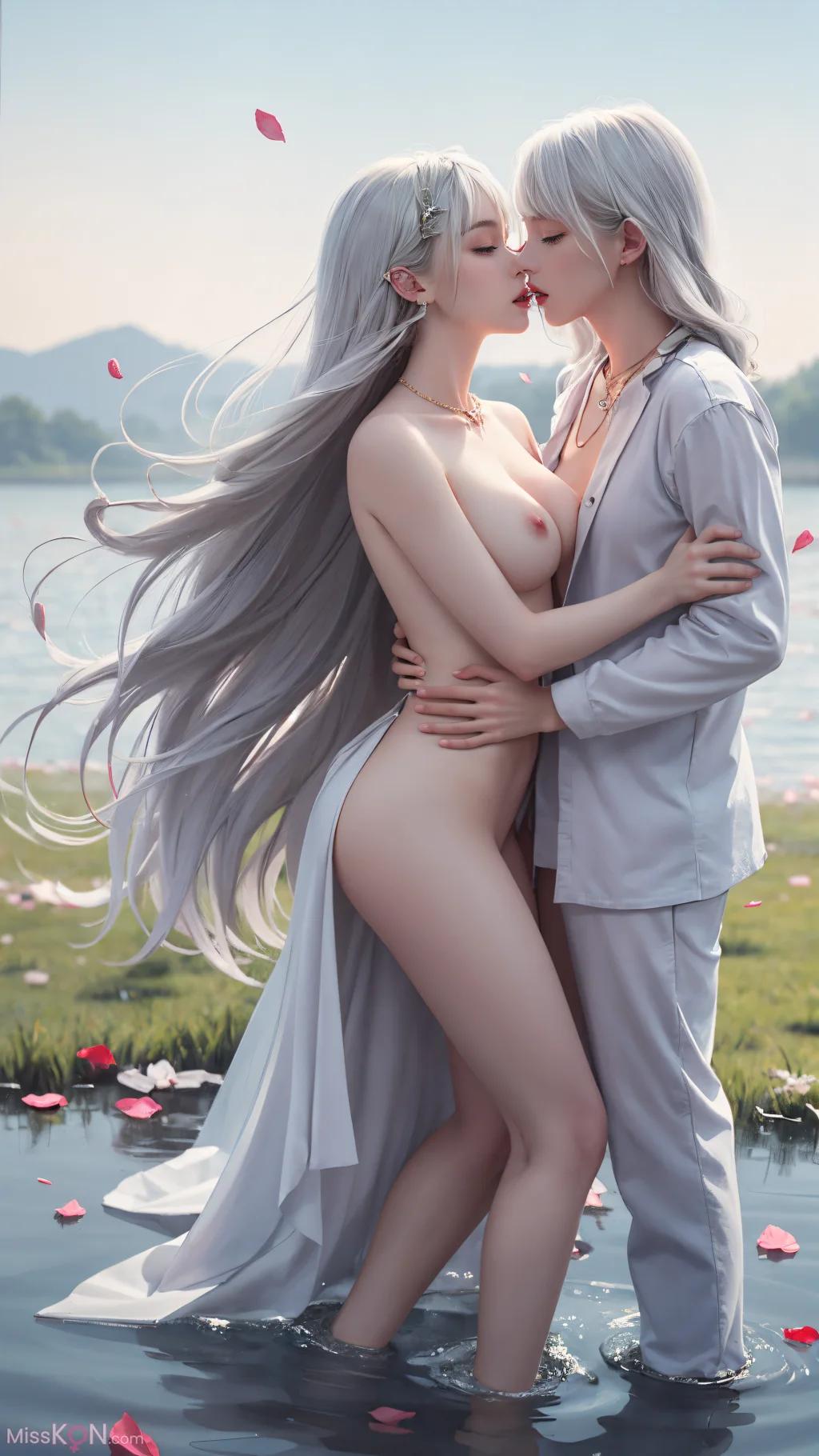 AI 生成 玉兔畫畫M (38 張照片)