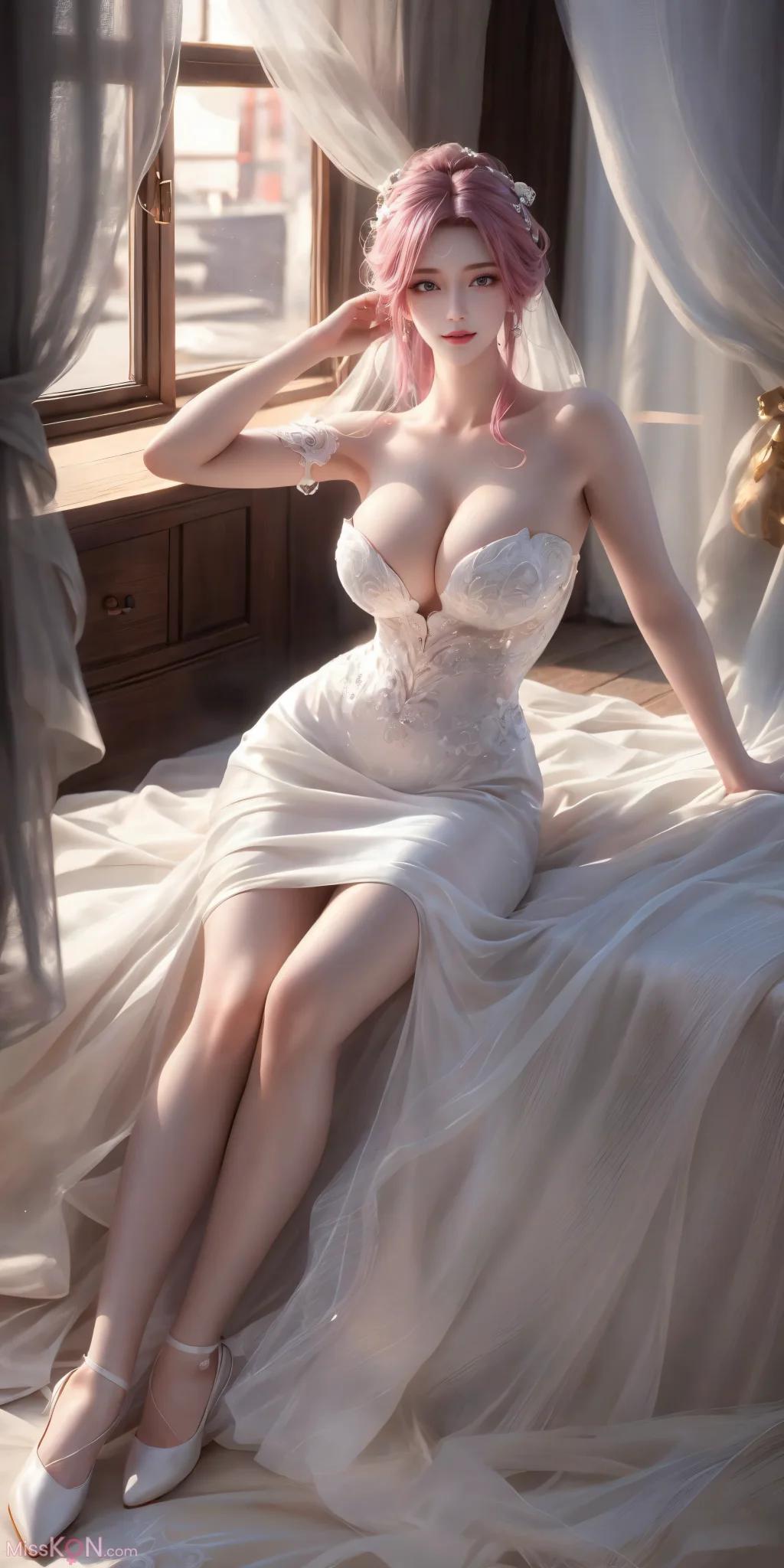 AI Generated] Star Transformation (Xīnxīng Biàn) Exquisite Wedding Dress Jiang Lì (70 photos)