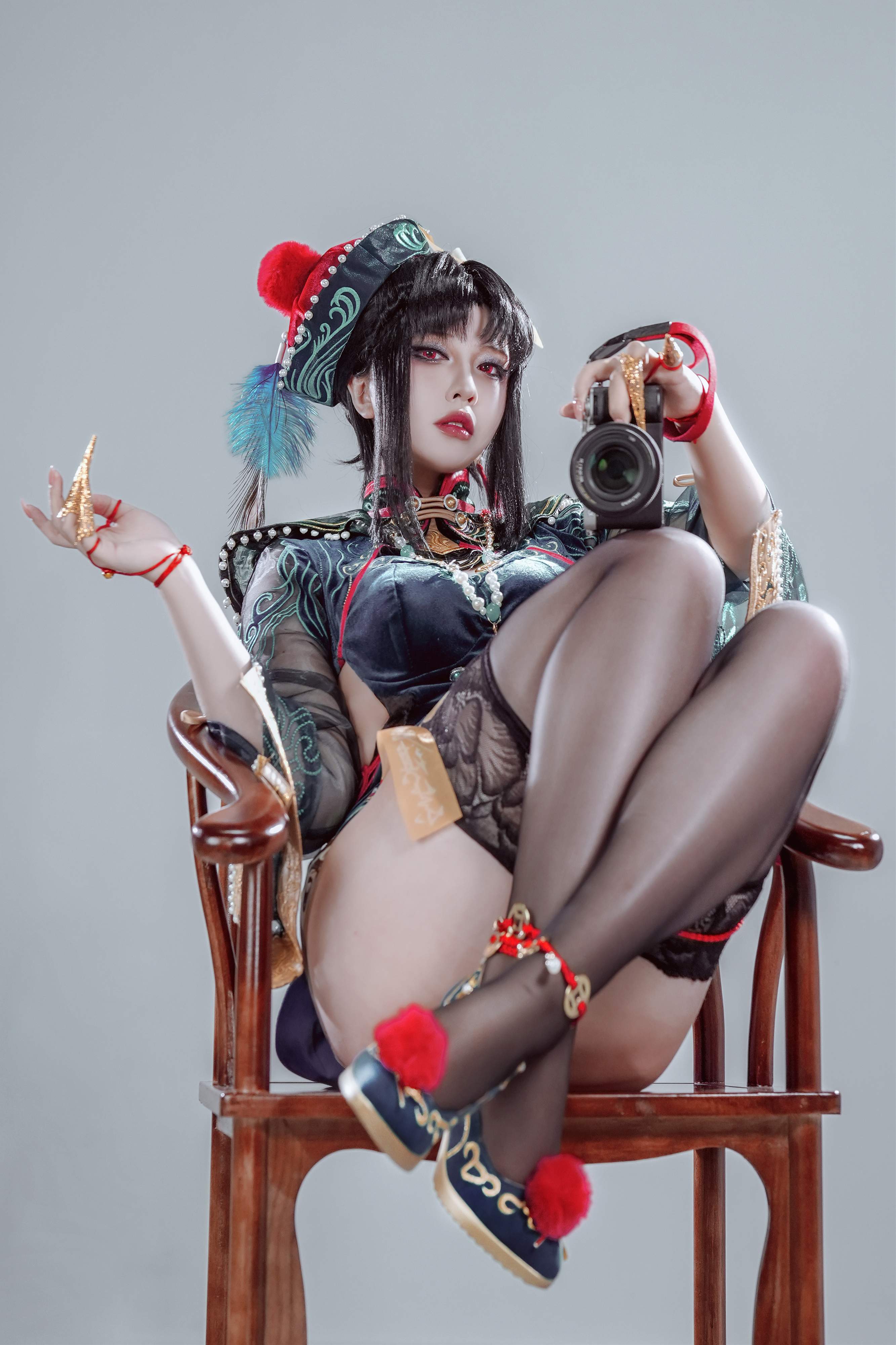 半半子 玉玲瓏 古風コスプレ