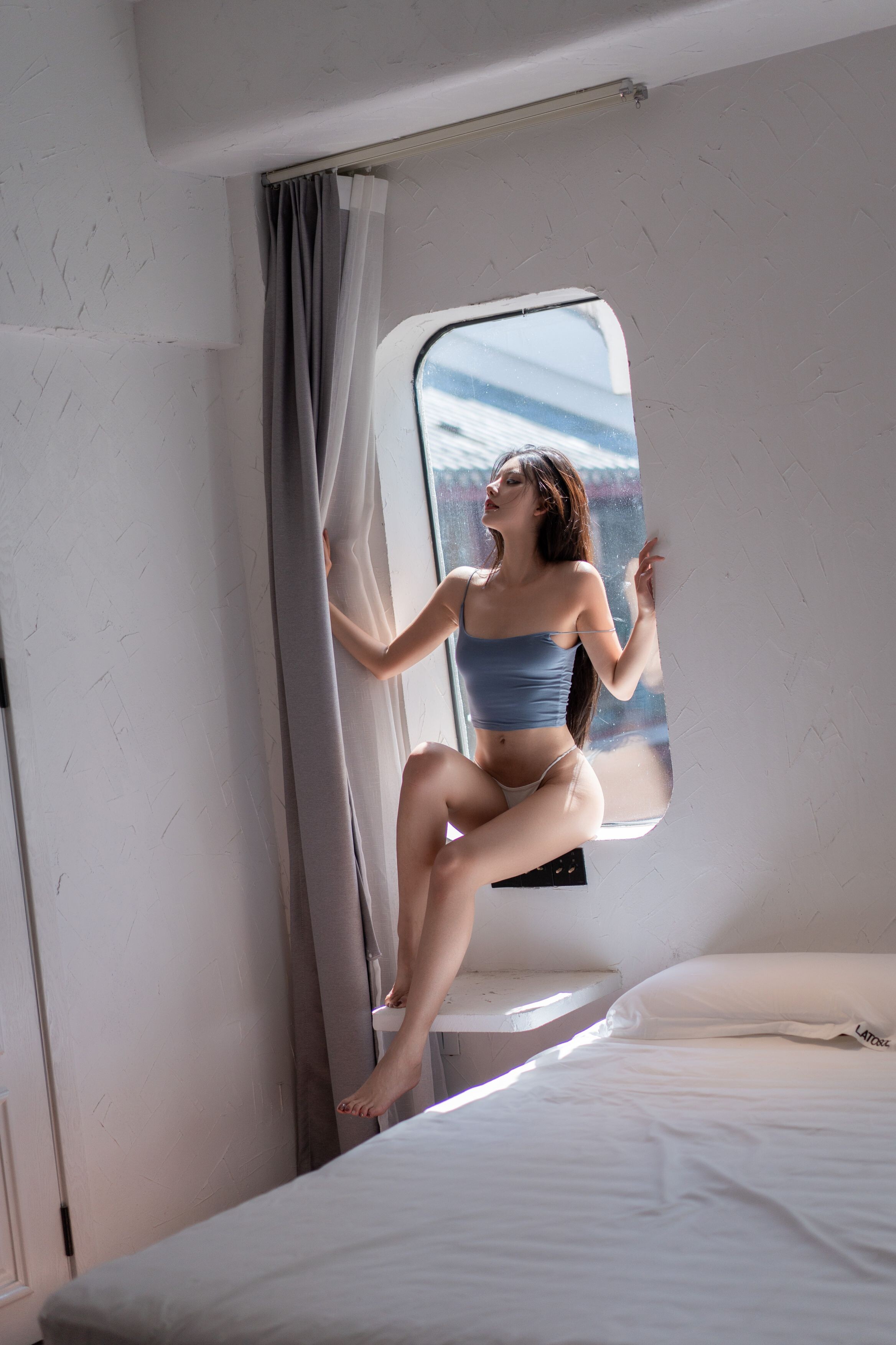 ชุดวิดีโอส่วนตัว A Zhu Small Window Big Bed 1V