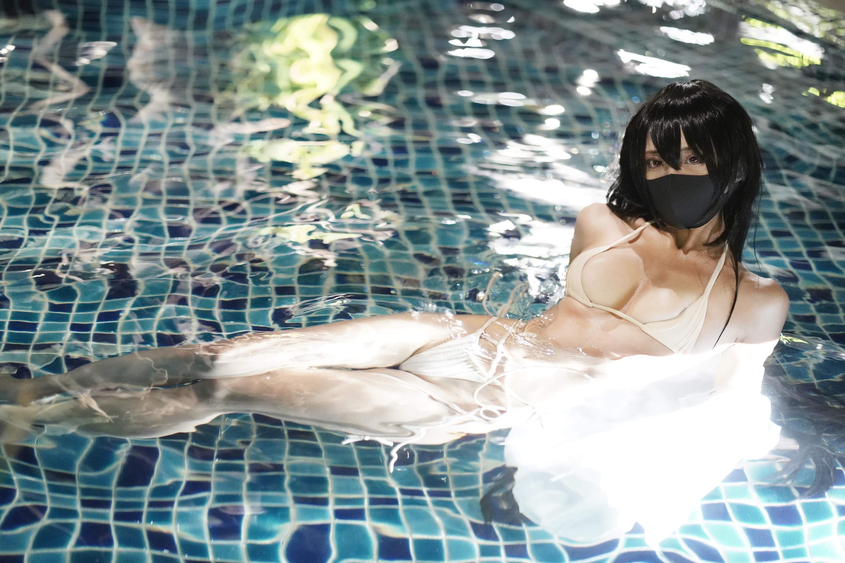 Professional wet nurse San Shui Zi - Da Feng swimsuit