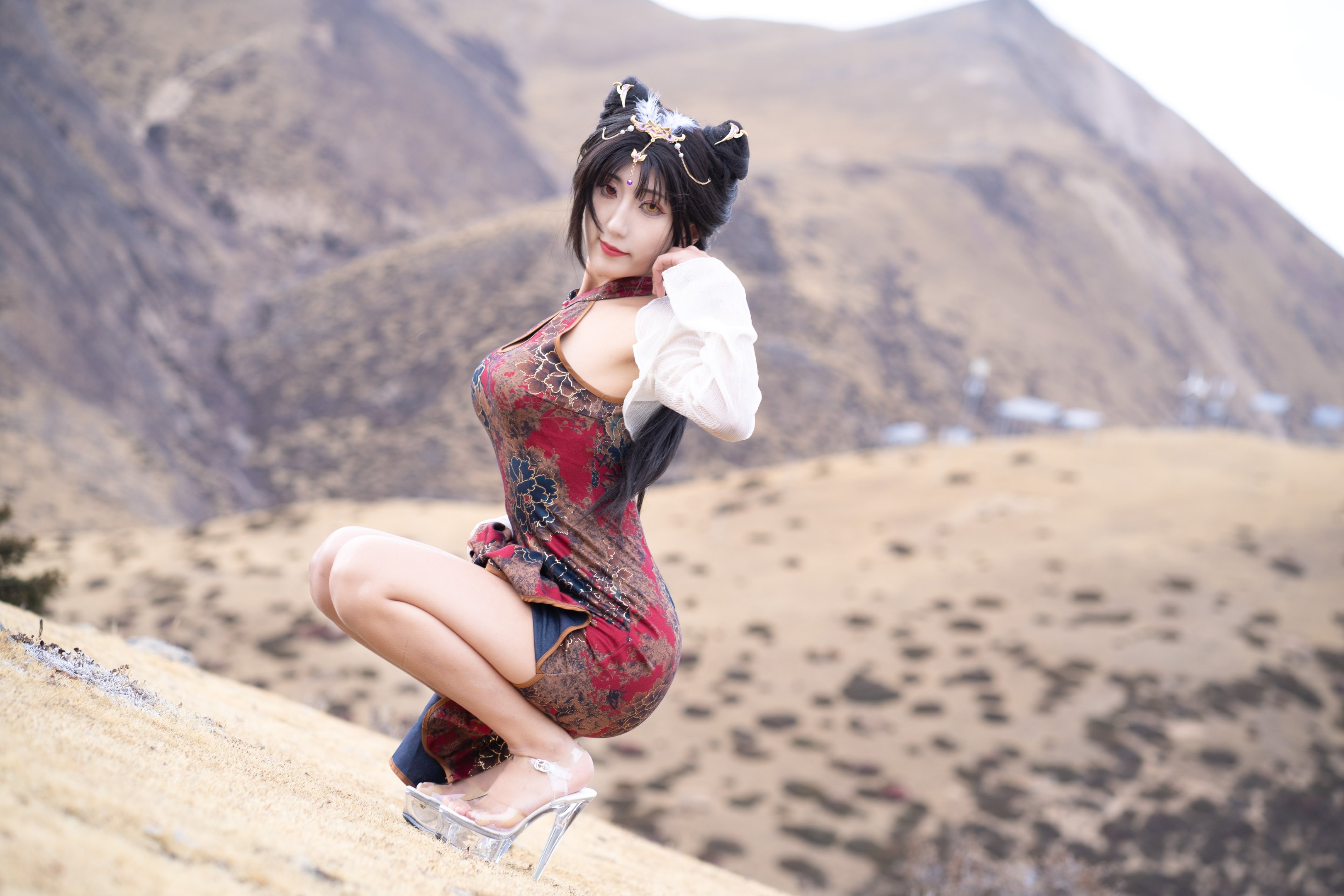 Professional wet nurse San Shui Zi - Da Feng swimsuit