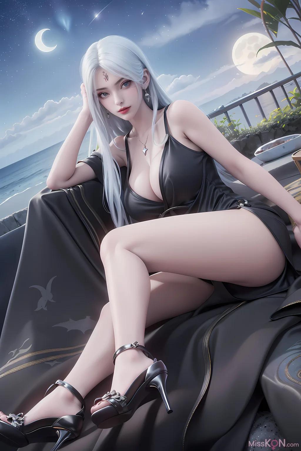인공지능 생성) 小白 (60장의 사진)